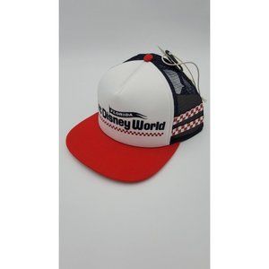 NEW VANS Walt Disney World 50th Anniversary Trucker Hat Flat Brim Snap Back